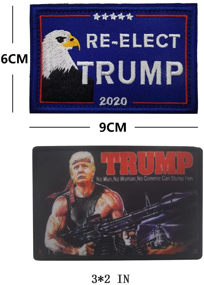 18 Pieces Trump Patches Trump 2024 Save America Again