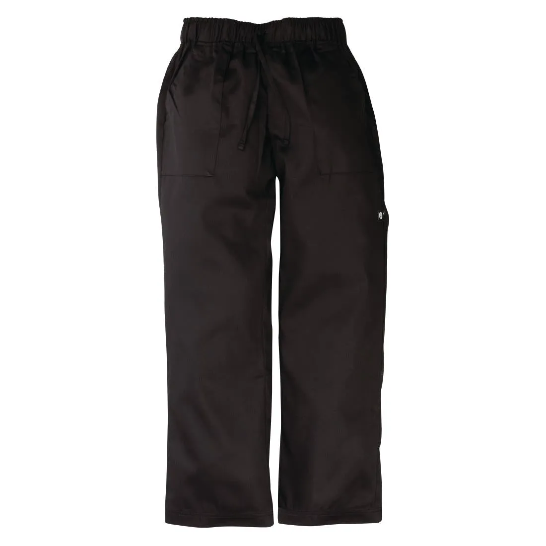 A695-4XL Chef Works Unisex Better Built Baggy Chefs Trousers Black 4XL