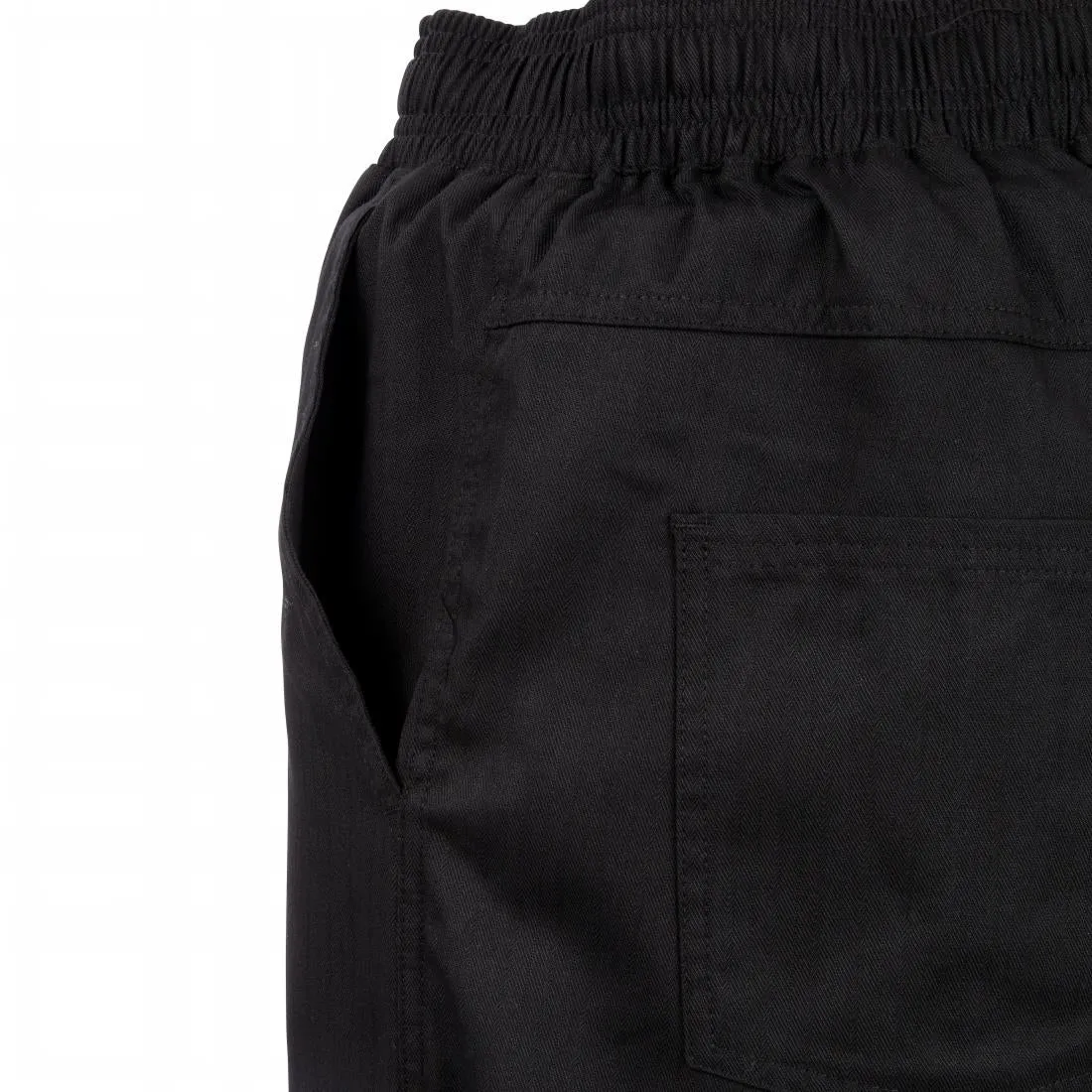 A695-4XL Chef Works Unisex Better Built Baggy Chefs Trousers Black 4XL