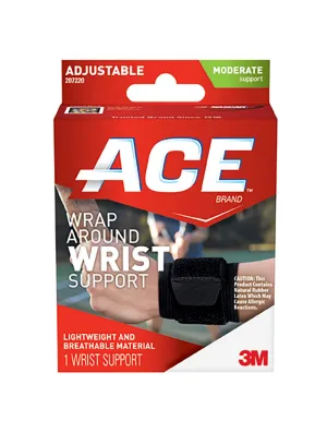 Ace 207220 Wrap Around Wrist Support, Box of 12