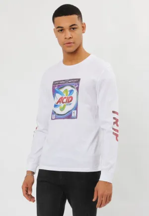 ACID TRIP LS T-SHIRT WHITE