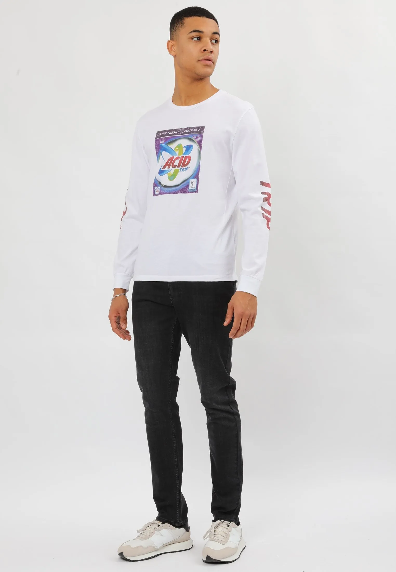 ACID TRIP LS T-SHIRT WHITE