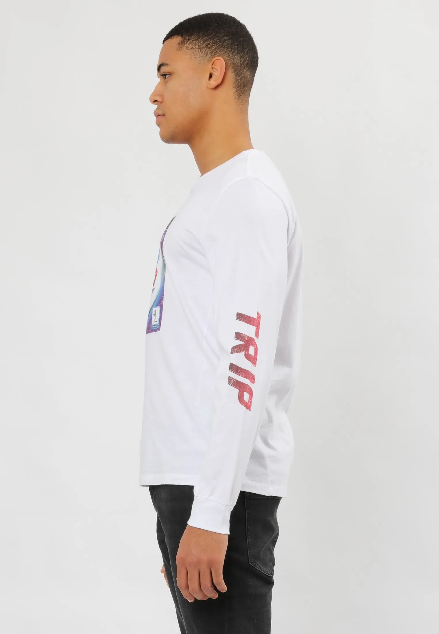 ACID TRIP LS T-SHIRT WHITE