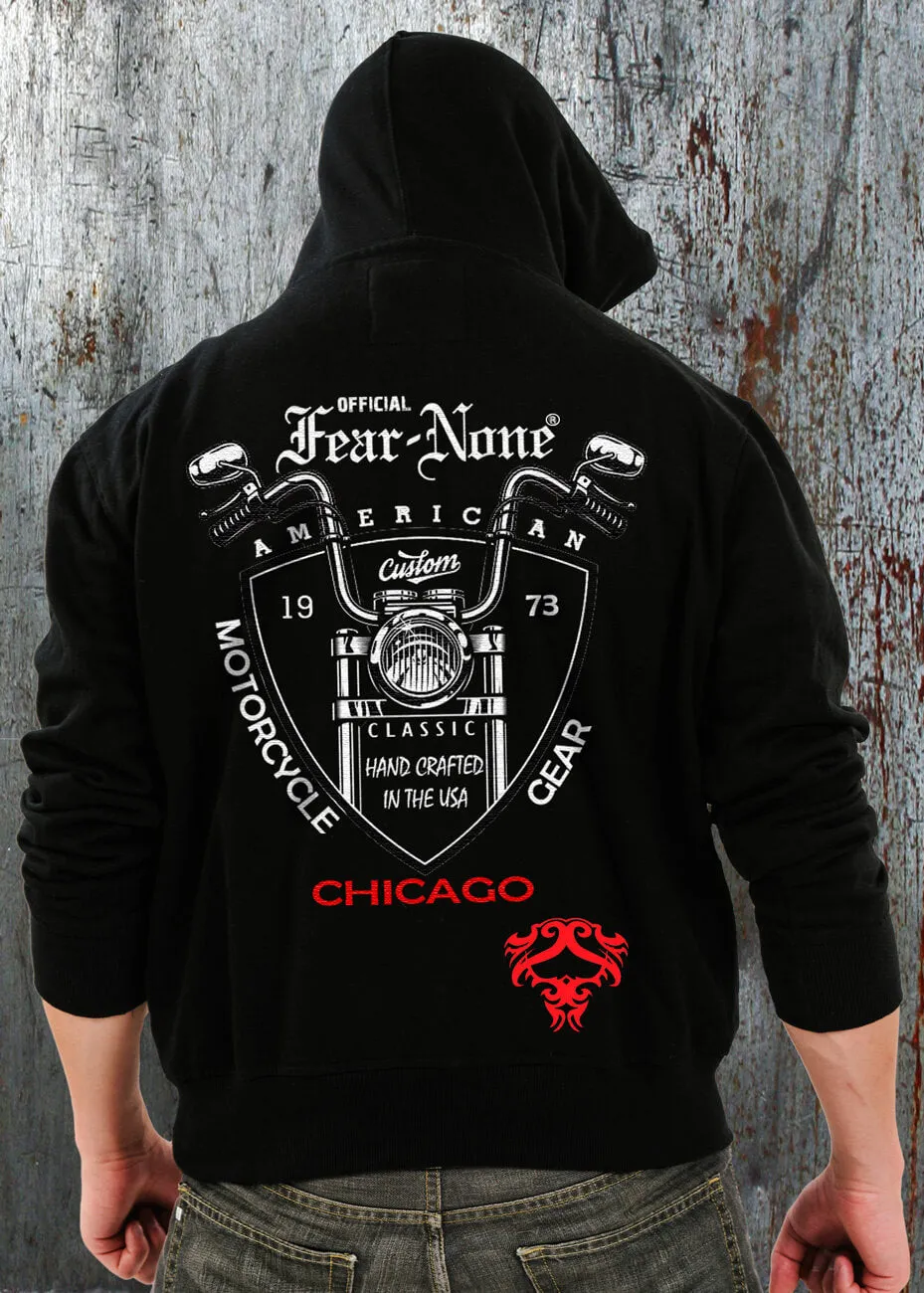 American "Custom Old Bike" Hoodie