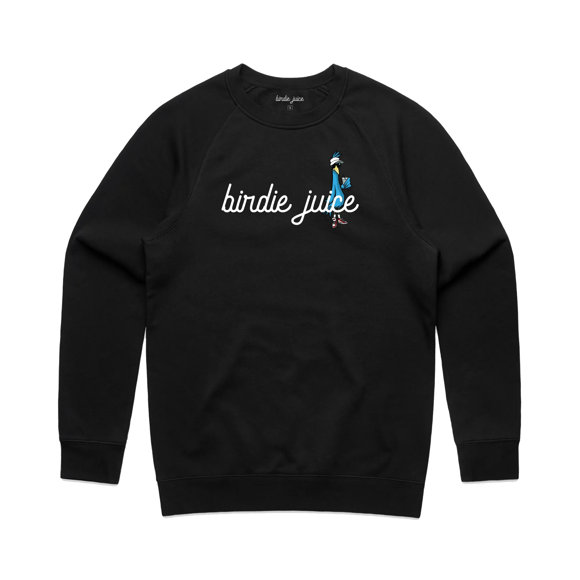 Birdie Juice Script Crewneck