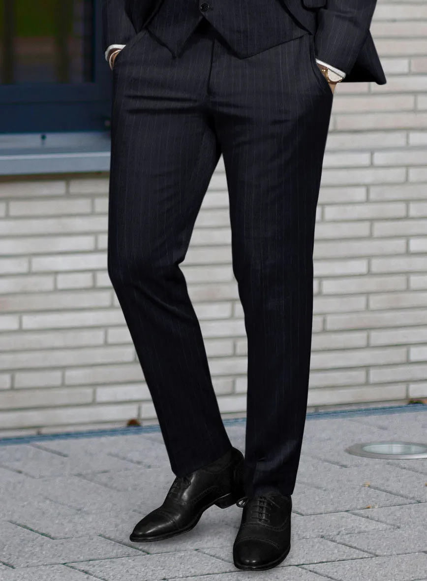 Bristol Dark Blue Regal Stripe Suit