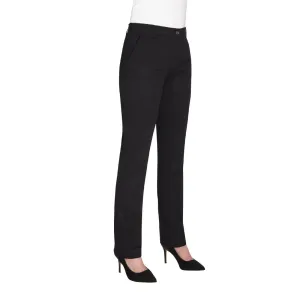 Brook Taverner Womens Houston Slim Leg Chinos Black Size 20 - BA083-20