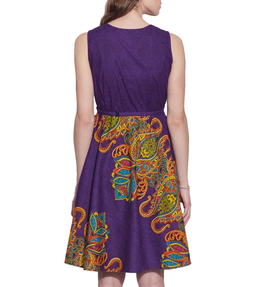 Clothes For Women Cotton Printed Dress,Machine Washable,W-CPD40-1625, Size-40 Inch