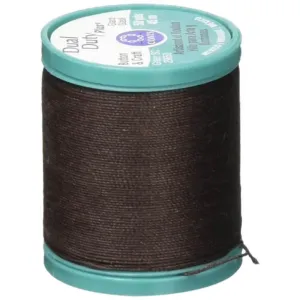 Coats Dual Duty Plus Button & Carpet Thread 50yd Black