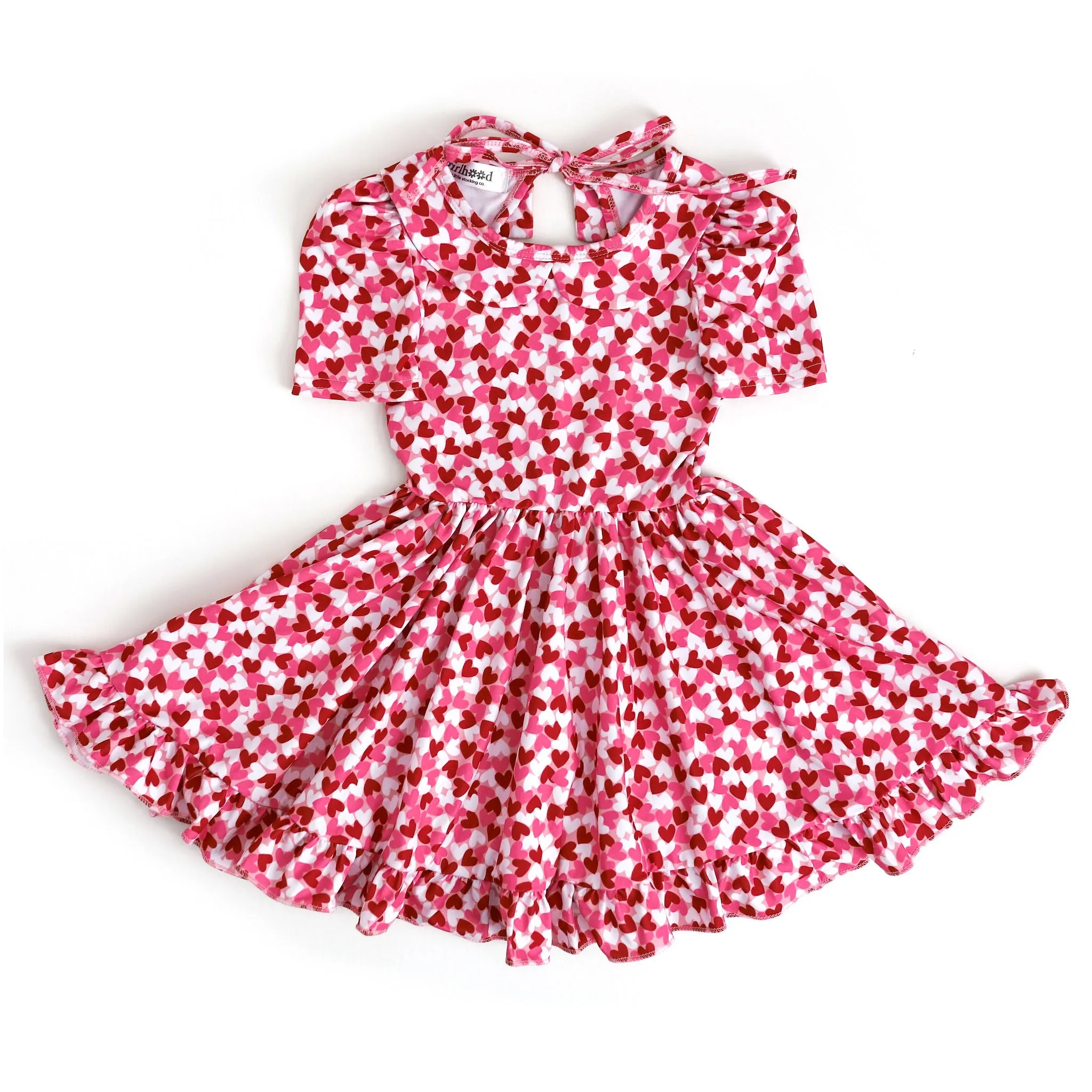 Confetti Hearts Twirl Dress