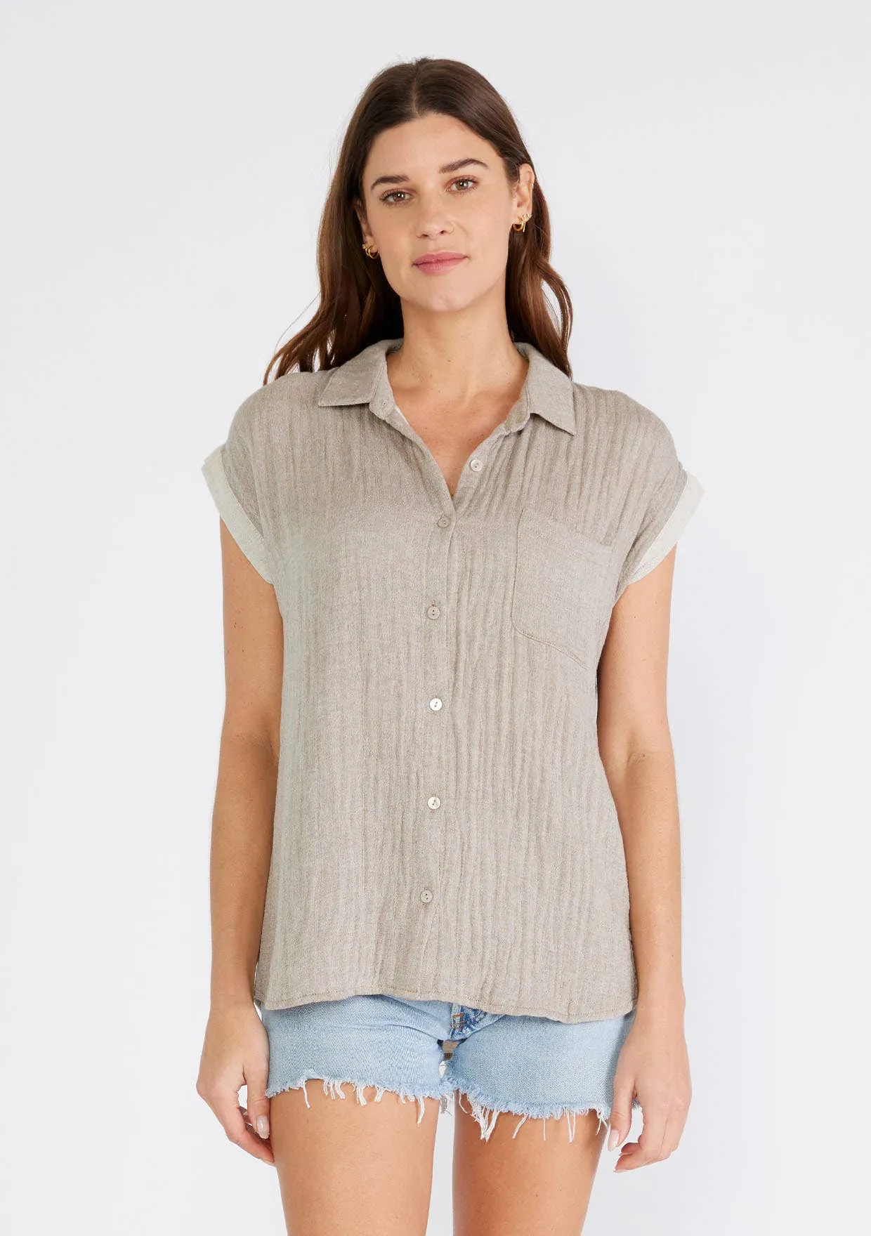 COTTON DOLAN SLEEVE TOP