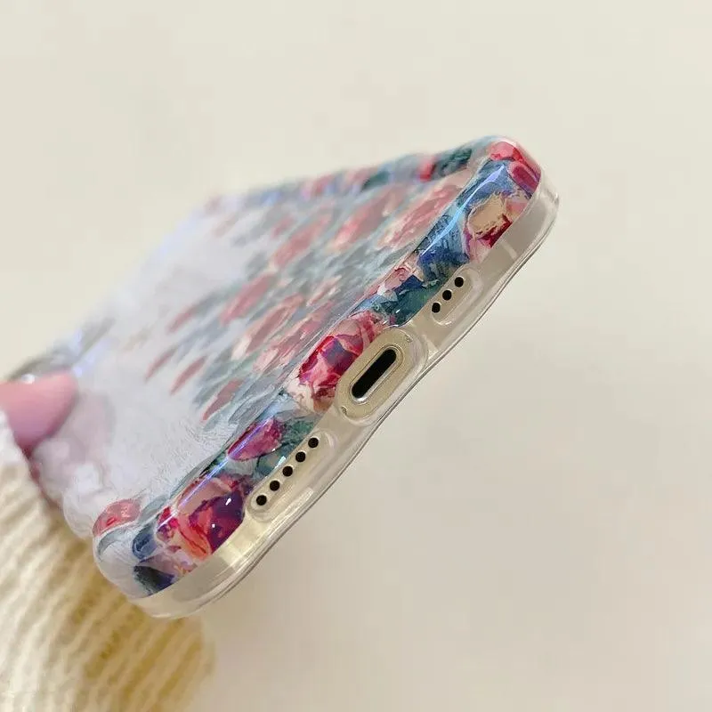 Elegant Floral Shockproof iPhone 14 Pro Max Case - Premium Protection & Camera Defense