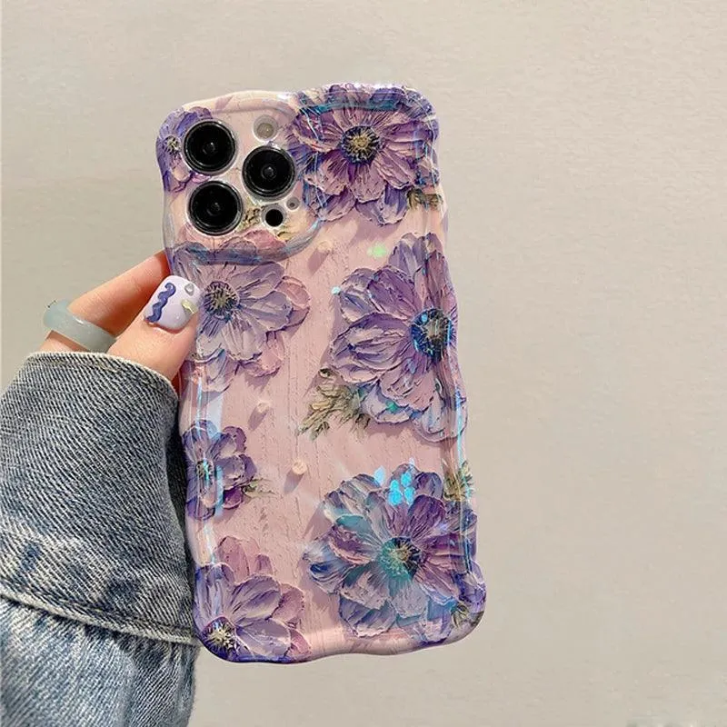 Elegant Floral Shockproof iPhone 14 Pro Max Case - Premium Protection & Camera Defense