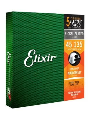 Elixir E14207 Bass 5 String Light Medium 045 -135