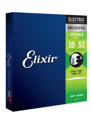 Elixir E19077 Optiweb Electric Light/Heavy 10-52 Set