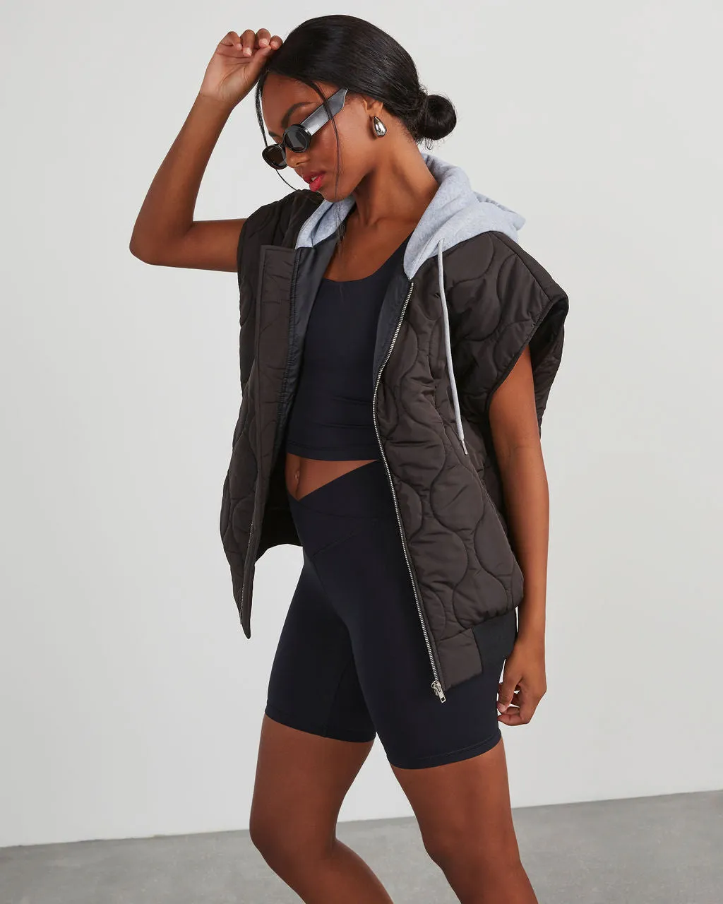 Fall And Forever Hooded Puffer Vest