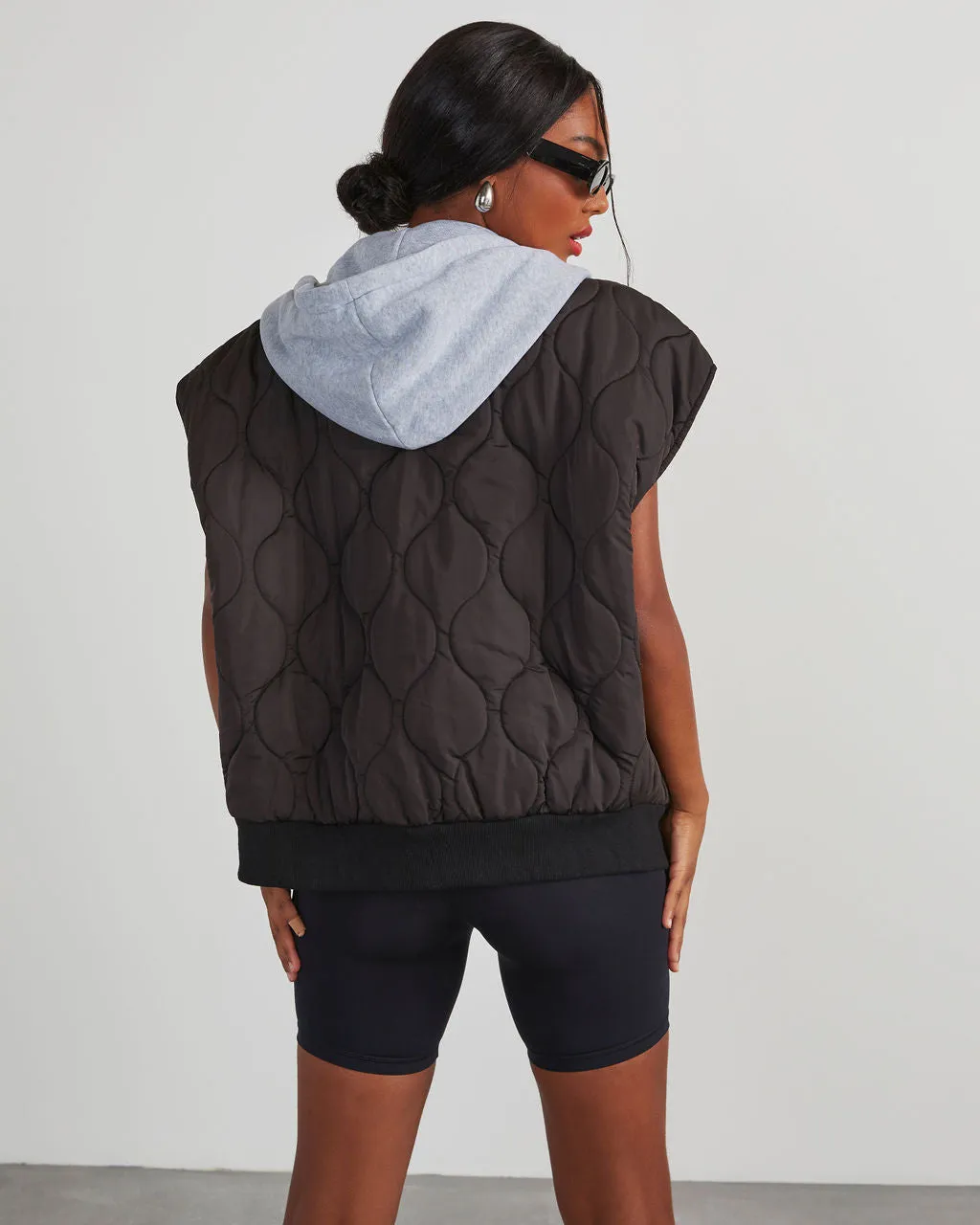 Fall And Forever Hooded Puffer Vest