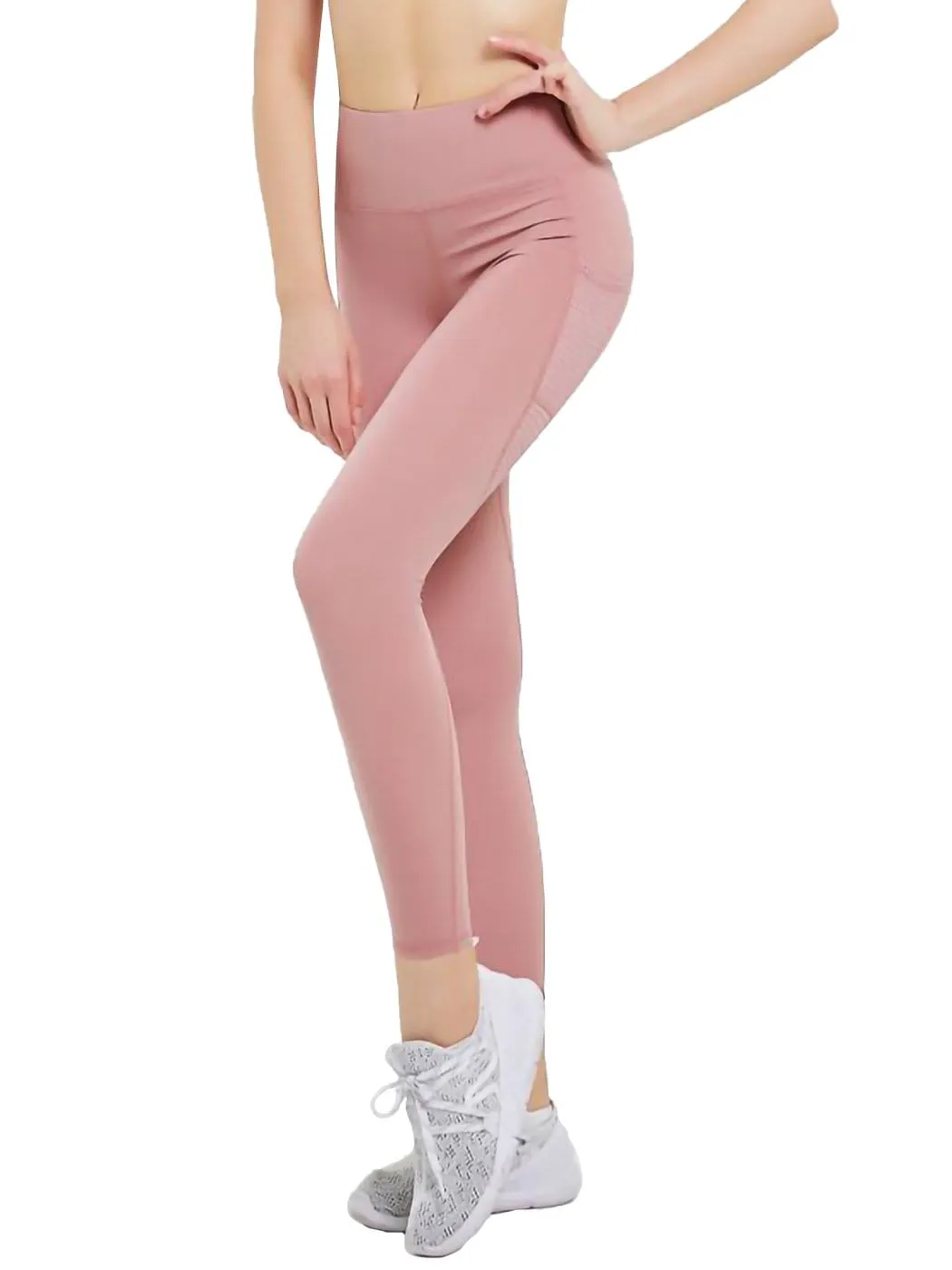 High Waist Yoga Pants with Pockets Tummy Control Leggings