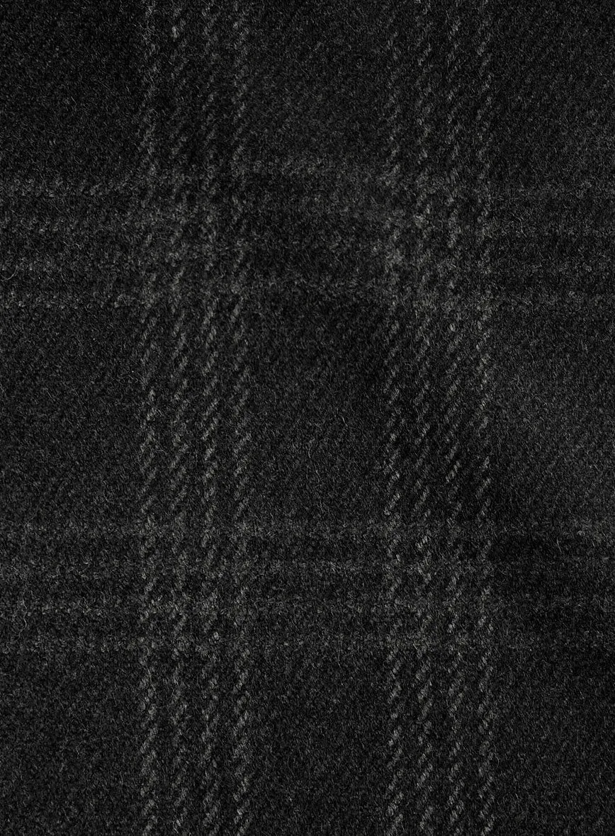 Highlander Black Tartan Tweed Suit