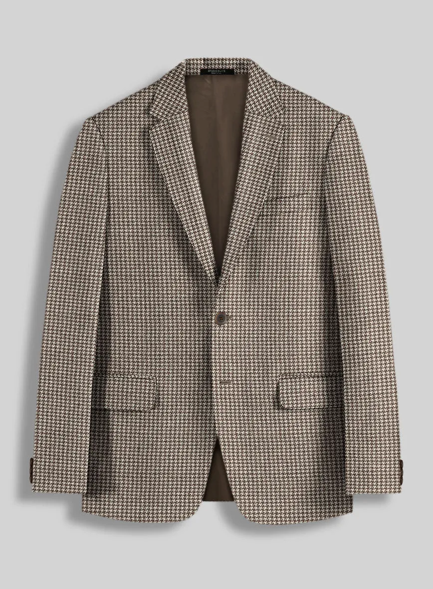 Houndstooth Brown Tweed Suit