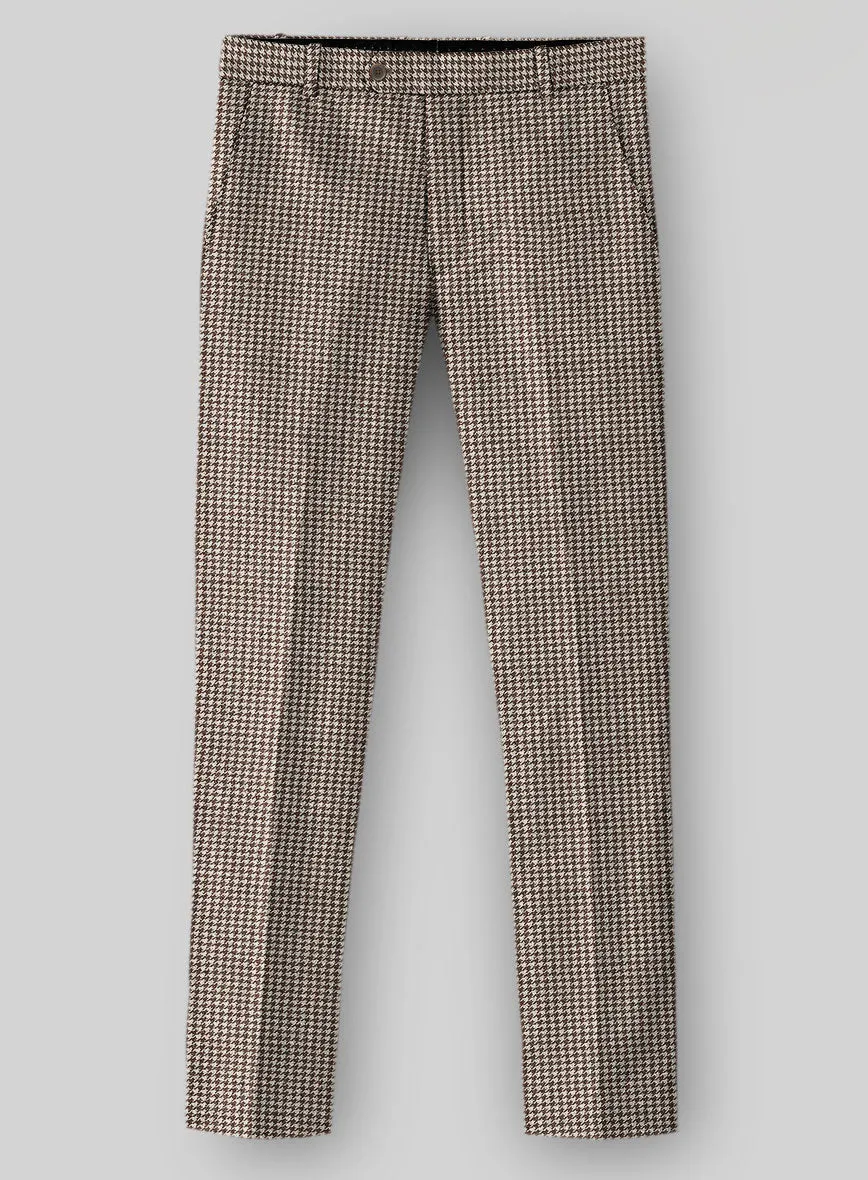 Houndstooth Brown Tweed Suit