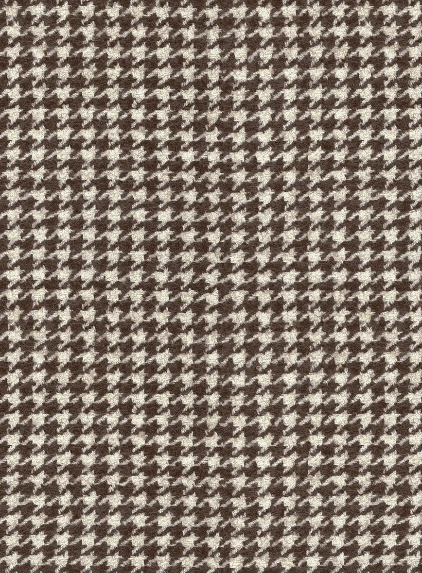 Houndstooth Brown Tweed Suit