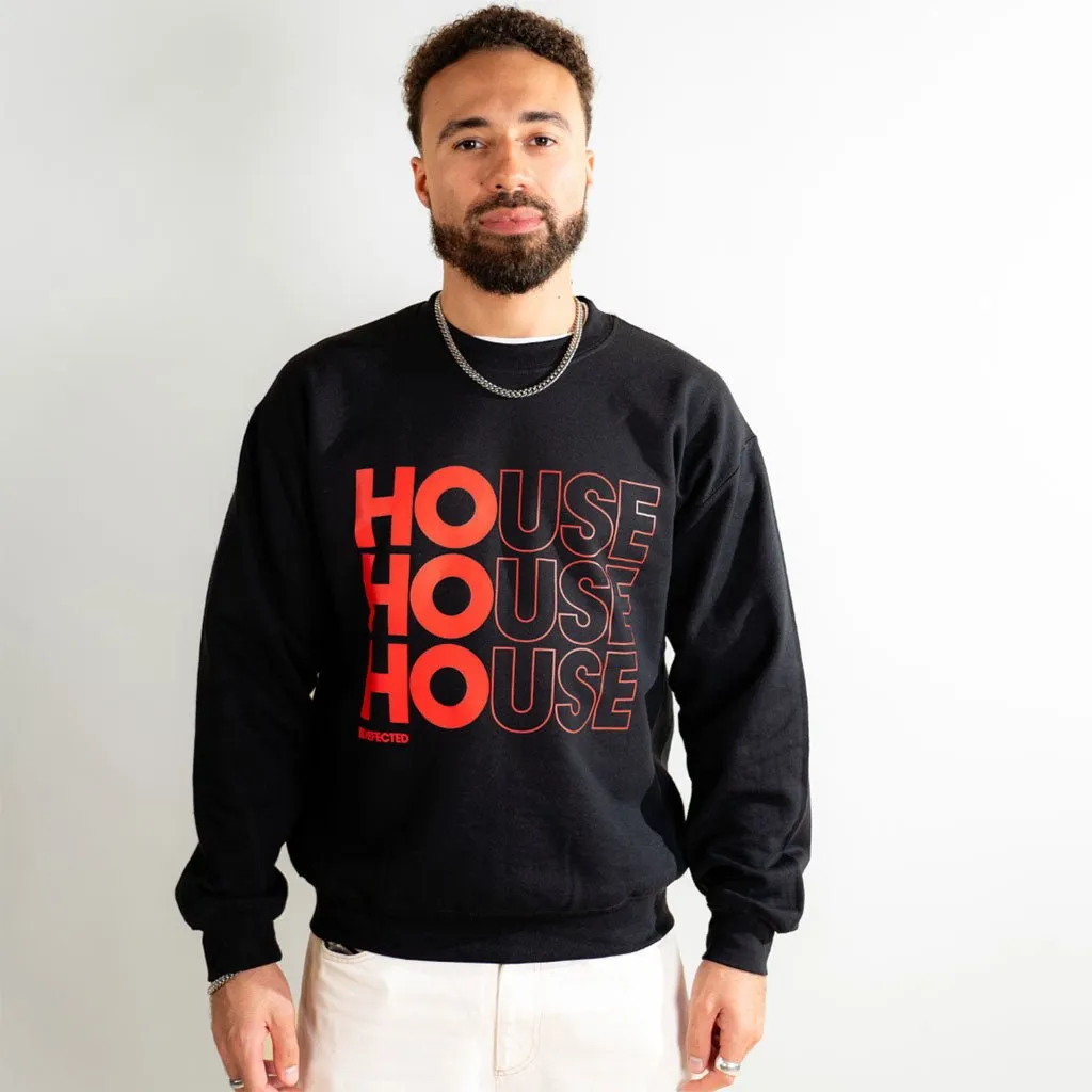 House Outline Christmas Sweatshirt