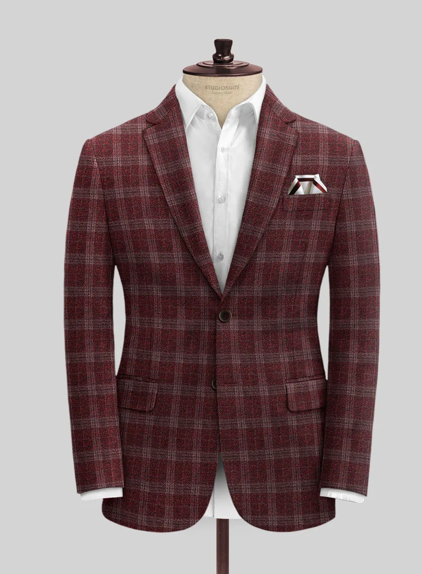 Italian Austor Checks Tweed Suit