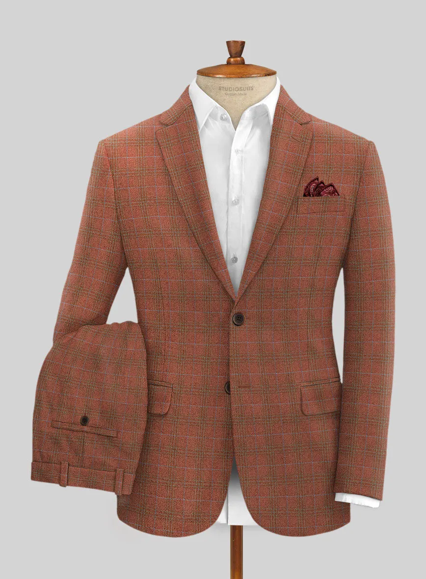 Italian Bapa Checks Tweed Suit