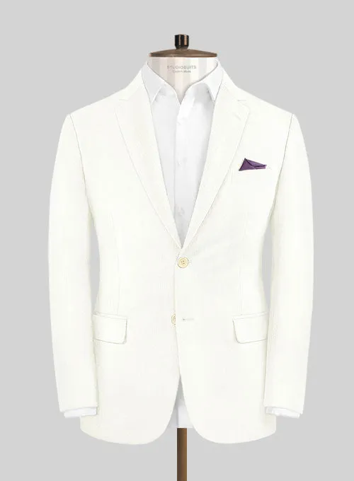 Ivory Wool Suit