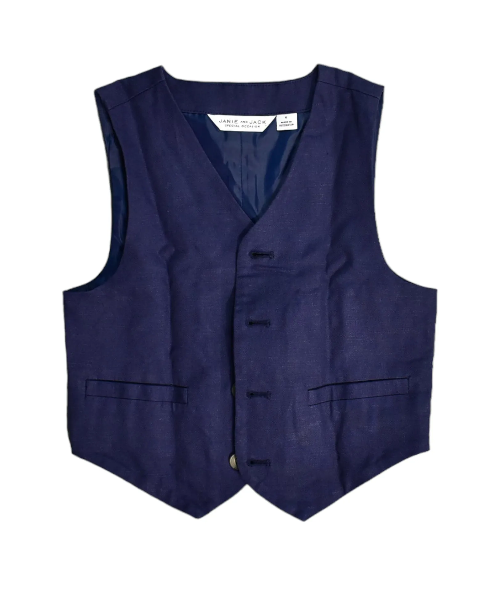 Janie & Jack Suit Vest 4T