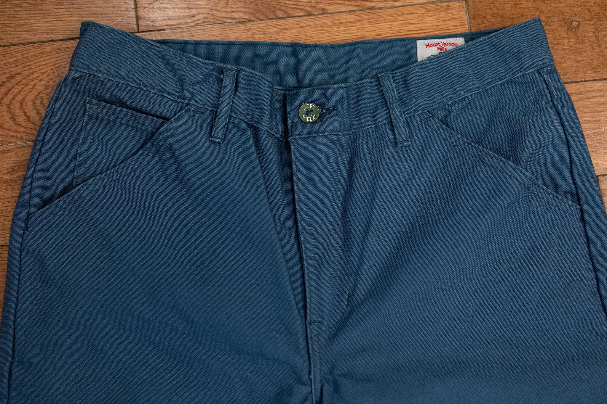 Left Field NYC Work Uniform Chino - Steel Blue