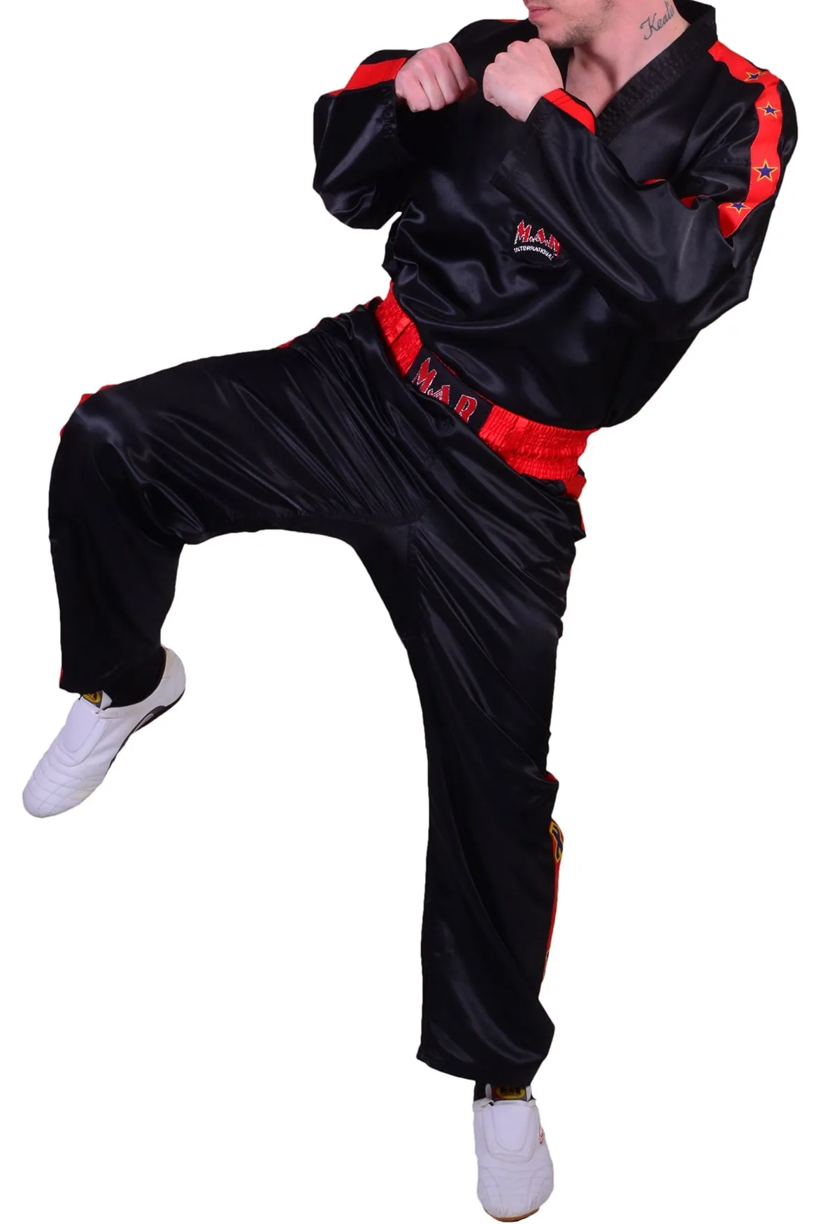 MAR-056 | Black Kickboxing Training & Competition Uniform