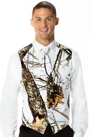 Mossy Oak Winter Tuxedo Vest