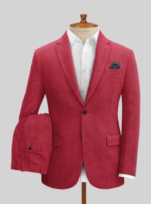 Naples Coral Pink Tweed Suit