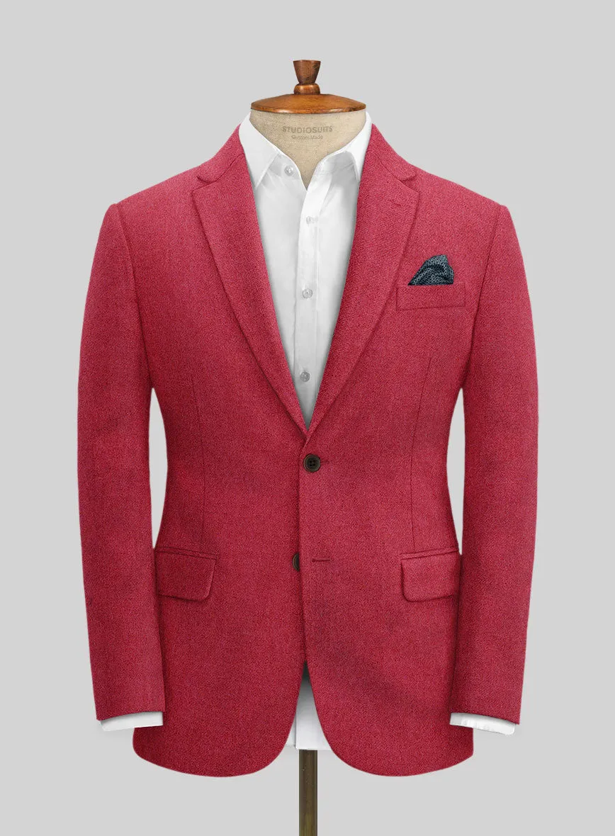 Naples Coral Pink Tweed Suit