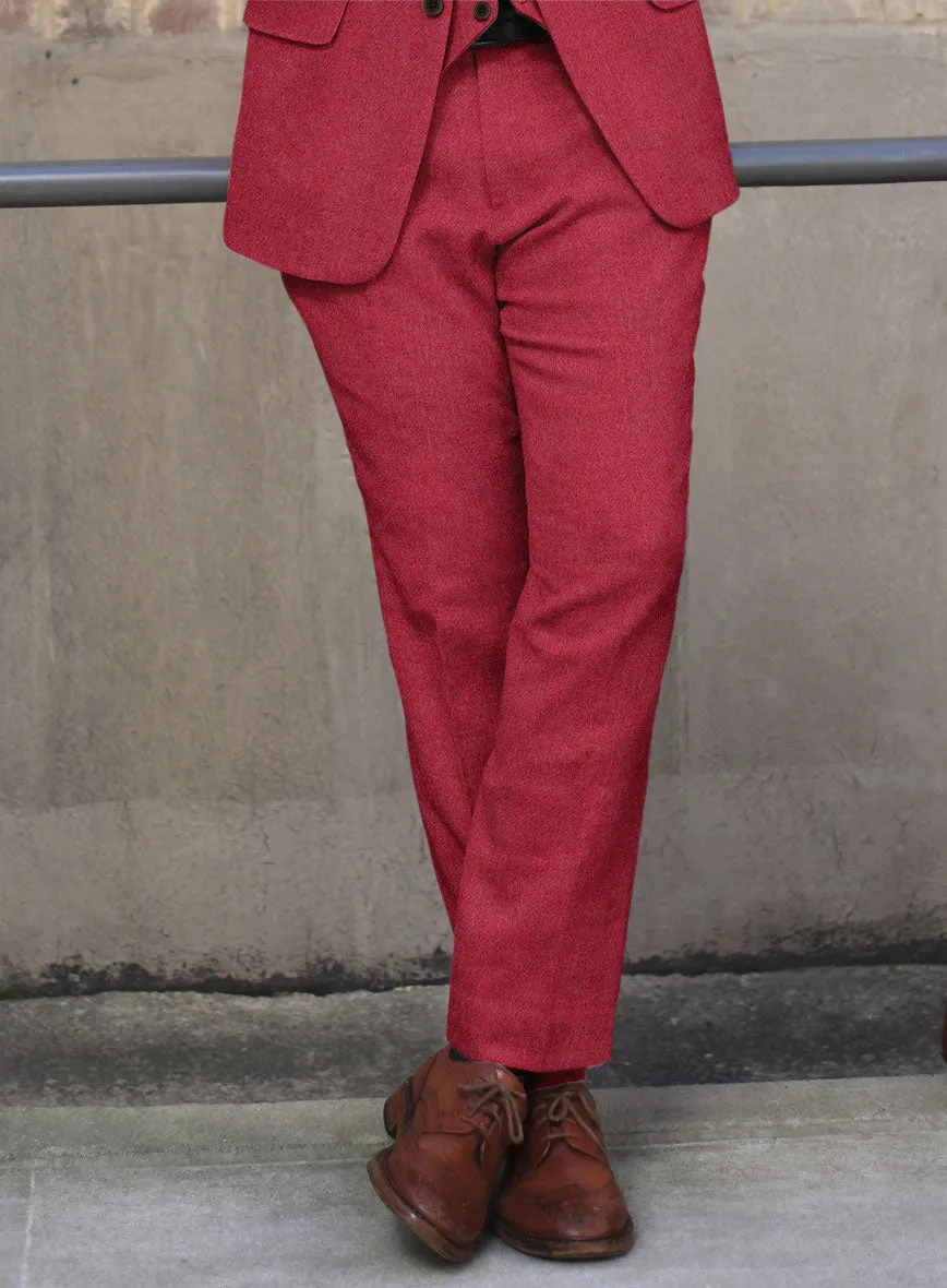 Naples Coral Pink Tweed Suit