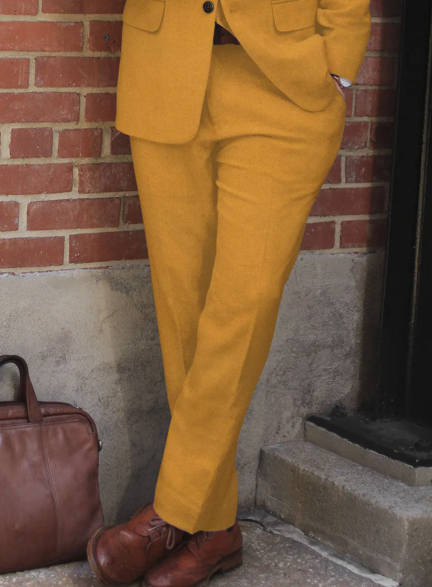 Naples Mimosa Yellow Tweed Suit