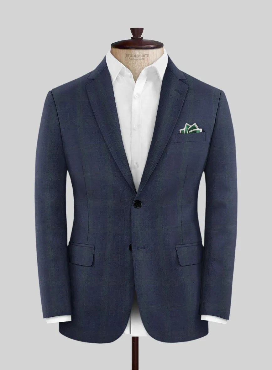 Napolean Artistic Blue Check Suit