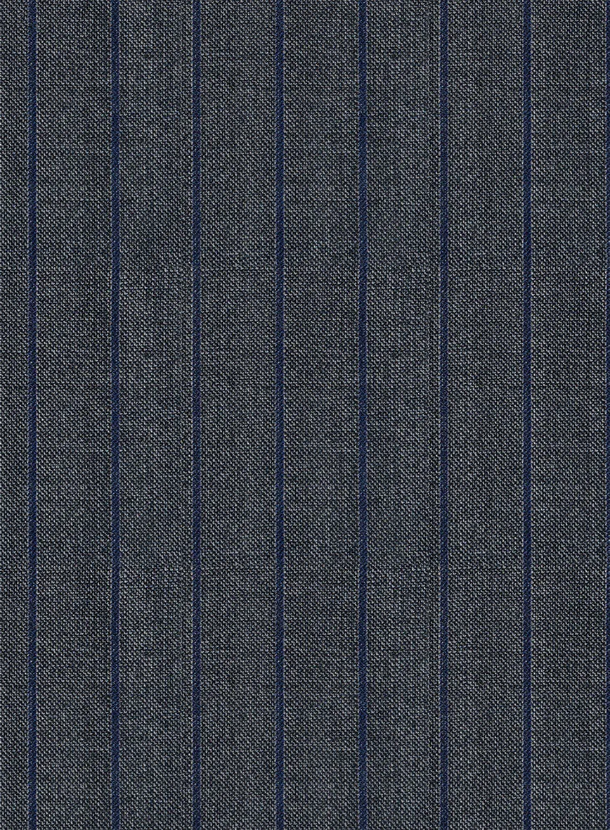 Napolean Calipso Stripe Blue Wool Suit