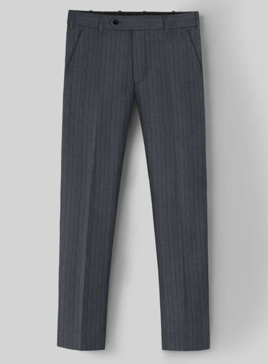 Napolean Calipso Stripe Blue Wool Suit