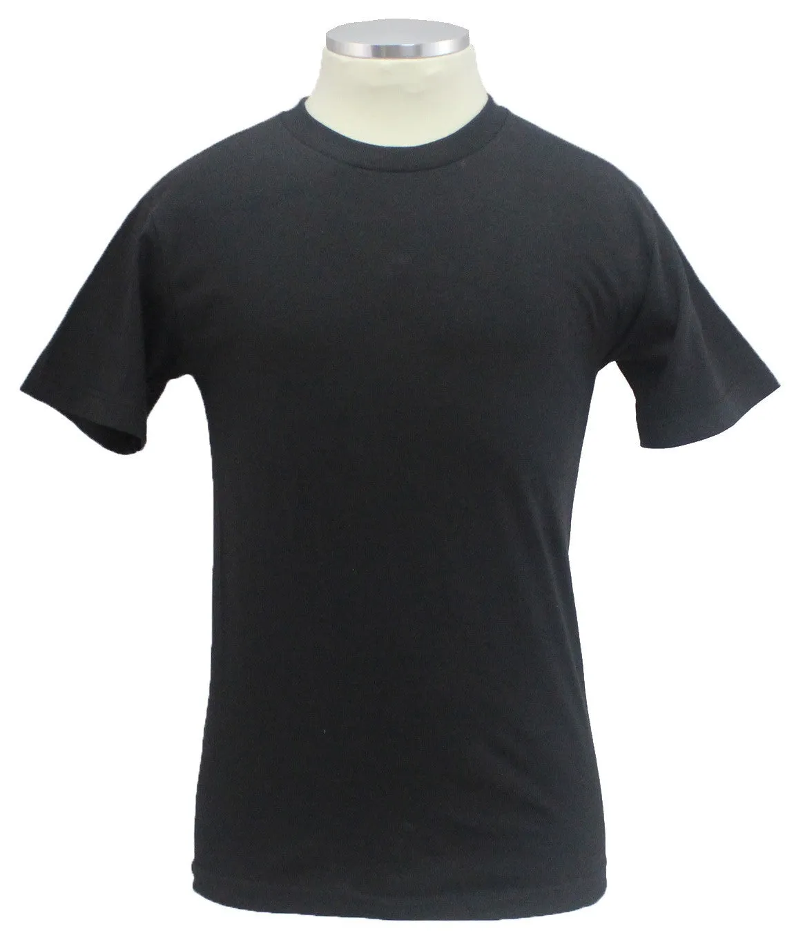 Plain Poly Cotton Short Sleeves T Shirts