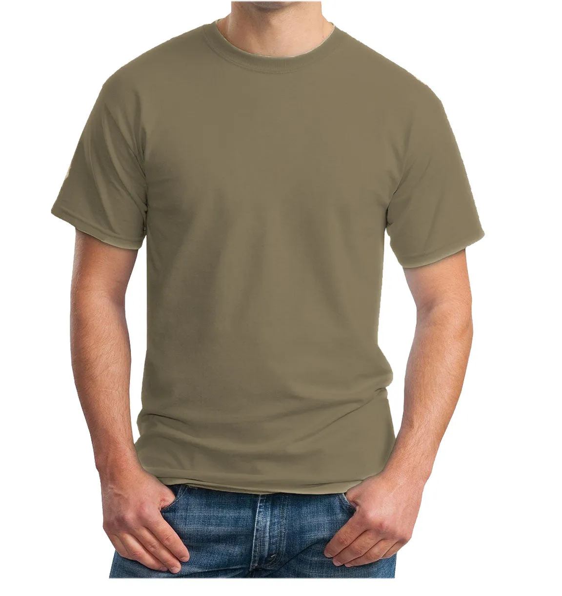 Plain Poly Cotton Short Sleeves T Shirts