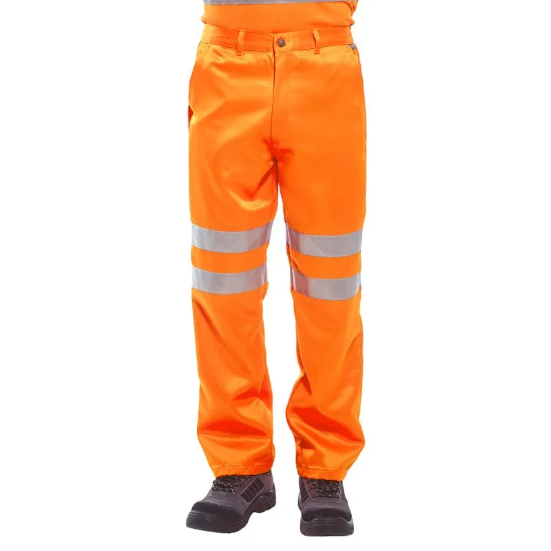 Portwest Hi-Vis Poly-cotton Trousers RIS RT45