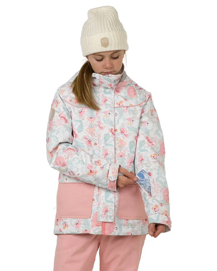 Rojo Elin Girl's Snow Jacket - Royale Snow White - 2023