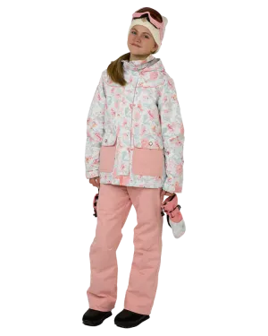 Rojo Elin Girl's Snow Jacket - Royale Snow White - 2023