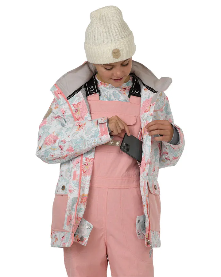 Rojo Elin Girl's Snow Jacket - Royale Snow White - 2023