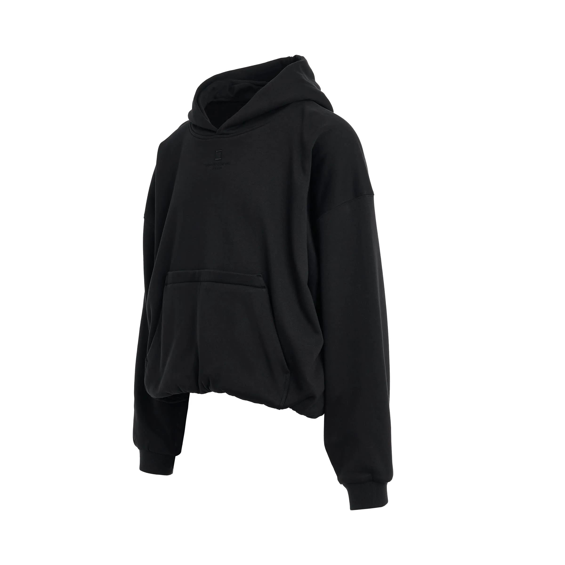 Shapeshifting Drawstring Hoodie in Black