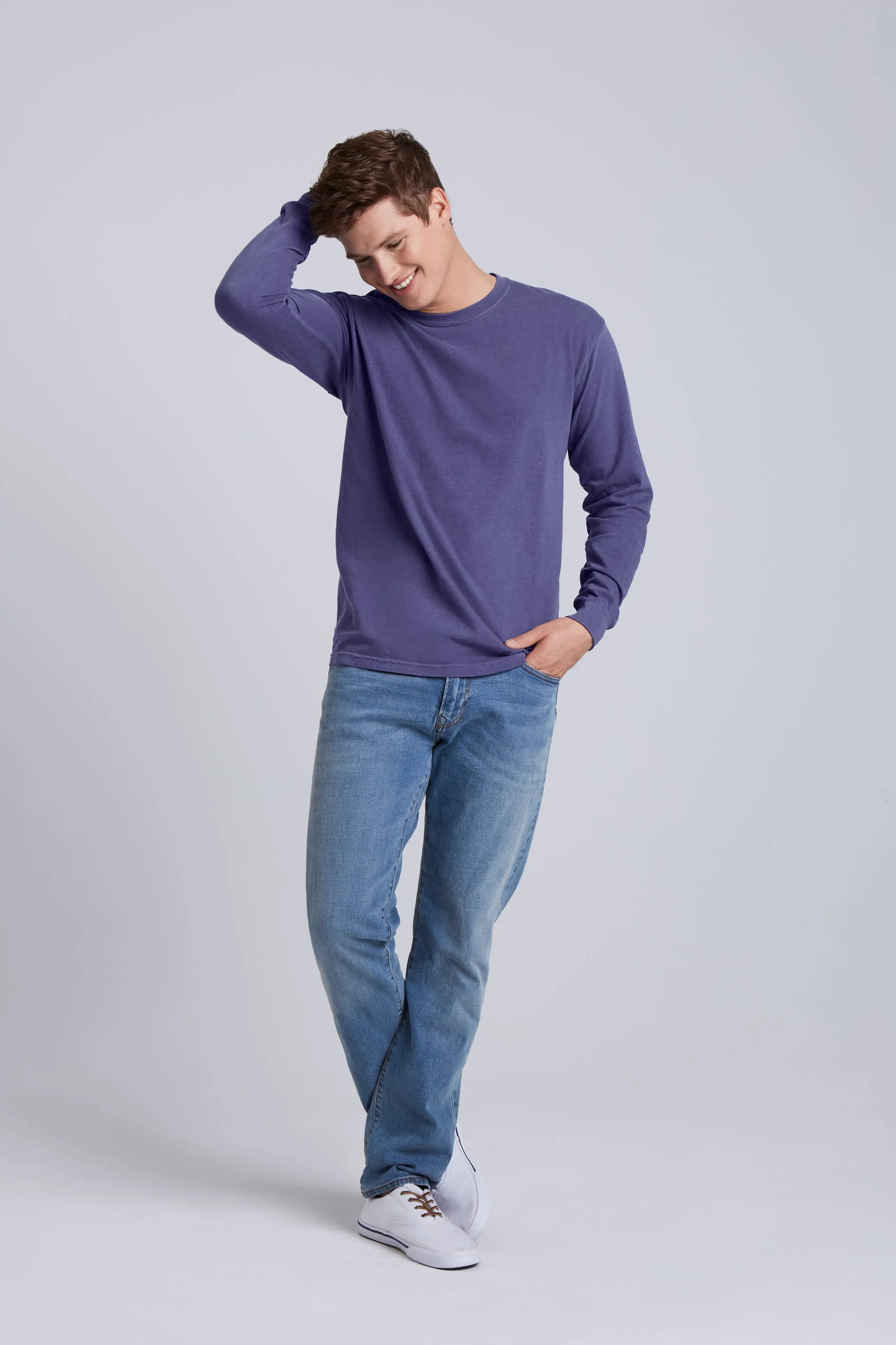 Soft-Washed Midweight Long Sleeve T-Shirt Adult