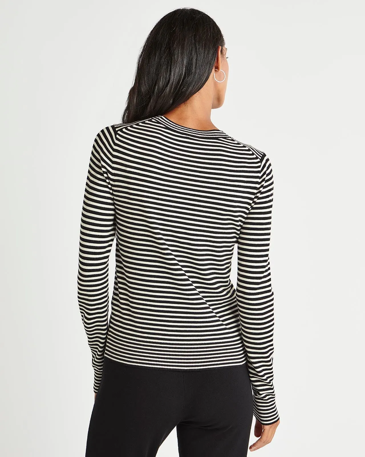 Splendid x Cella Jane Striped Crewneck Sweater